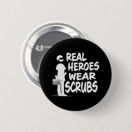 Real Heroes Draag struisvogels Ronde Button 5,7 Cm