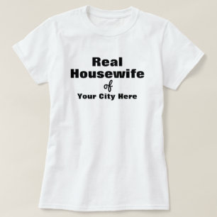 Real Housevrouw Personaliseren T-shirt