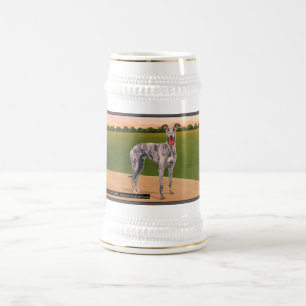 REAL HUNTSMAN Famous Greyhound Dog Bierpul