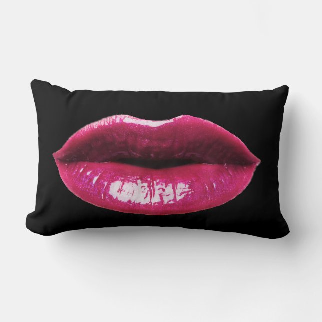 Real lips American MoJo Pillow Kussen (Voorkant)