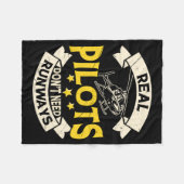 Real Lots Dont Need Runways Long Sleeve  Fleece Deken (Voorkant (Horizontaal))