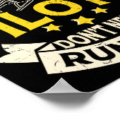 Real Lots Dont Need Runways Long Sleeve Poster (Hoek)