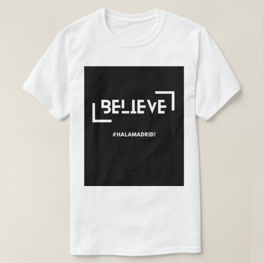 Real Madrid fan merch T-shirt (Design voorkant)