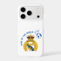 Real Madrid King of the World iPhone 17 Pro Hoesje
