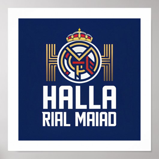 Real Madrid Poster (Voorkant)