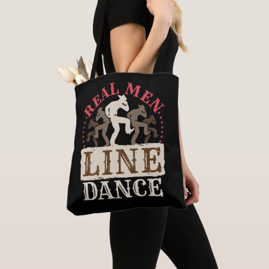 Real Man Line Dance Country Dansing Draagtas (Dichtbij)