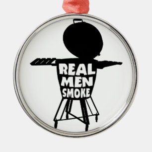 REAL MAN ROOK METALEN ORNAMENT
