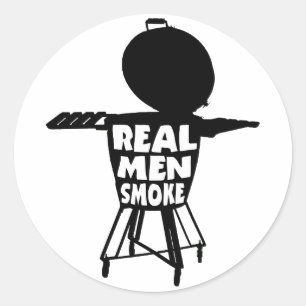 REAL MAN ROOK RONDE STICKER