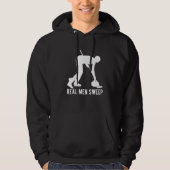 Real Man Sweep Curling Curler Ice Curl 2 Hoodie (Voorkant)