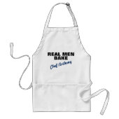 Real Mannen Bake Personalized Standard Schort (Voorkant)