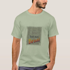 Real mannen Braai T-Shirt