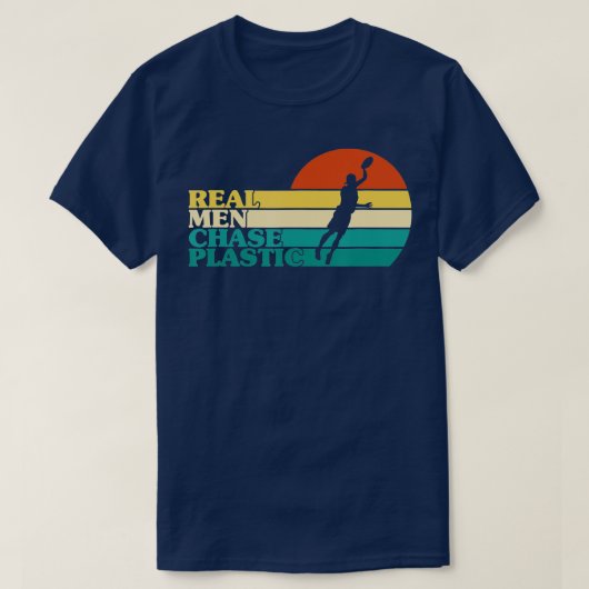 Real Mannen Chase Plastic Ultimate Frisbee T-shirt (Design voorkant)