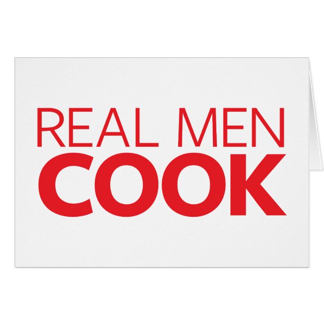 Real Mannen Cook (Voorkant Horizontaal)