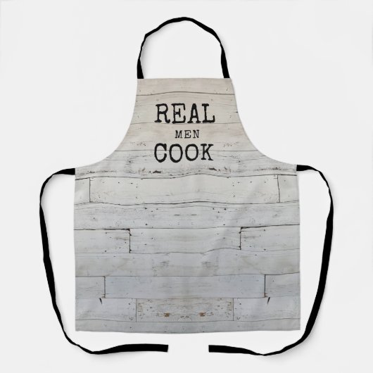Real Mannen Cook Rustic Funny Schort (Voorkant)
