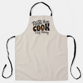 Real Mannen Cook Schort (Voorkant)