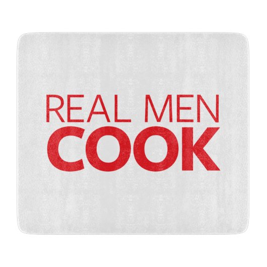 Real Mannen Cook Snijplank (Voorkant)