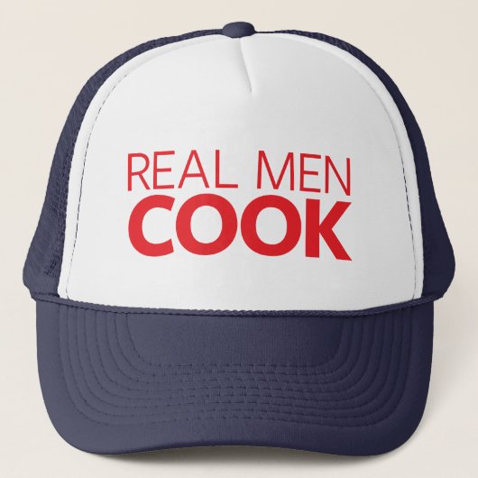 Real Mannen Cook Trucker Pet (Voorkant)