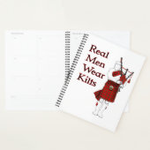 Real Mannen Draag Kilts Funny Scottish Planner (Display)