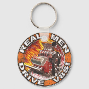 Real Mannen Drive V8s Sleutelhanger