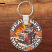 Real Mannen Drive V8s Sleutelhanger (Voorkant)