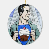 Real Mannen Eat Cupcakes Ornament Versie 2 (Links)