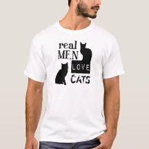 Real Mannen Love Cats (beschikbaar in alle kleuren