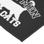 Real Mannen Love Cats Statement Tafelkleed (Gekanteld)