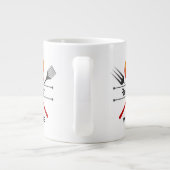 Real Mannen Play met Fire Fun BBQ Quote Mok (Achterkant)