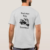 Real Mannen Ride Scooters T-shirt (Achterkant)