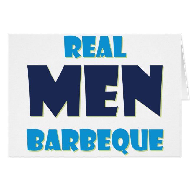 Real Men Barbeque (Devant horizontal)