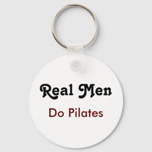 Real Men Do Pilates  Sleutelhanger