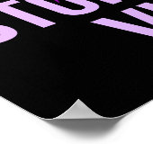 Real Men Don't Hit Stop Domestic Violence Poster (Hoek)