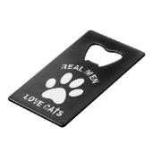 Real Men Love Cats Texte Personnalisé (Dos Angle)