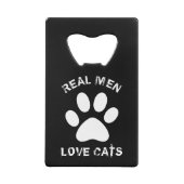 Real Men Love Cats Texte Personnalisé (Dos)
