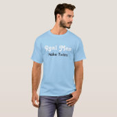 Real Men Make Twins – Funny Dad Gift T-shirt (Voorkant volledig)