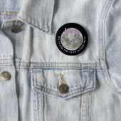 Real Moon Landing-knop Ronde Button 5,7 Cm (In situ)