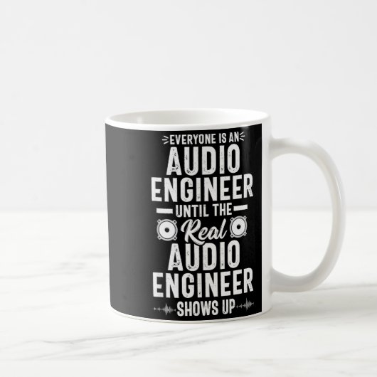 Real O Engineer Sound Engineering Funny Quote  Koffiemok (Rechts)