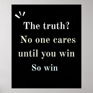 "Real Ones Act" Motivational Quote Poster