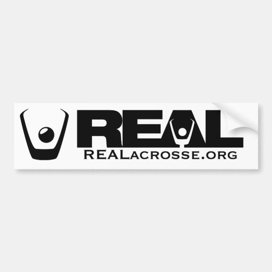 REAL Original Logo Bumpersticker (Voorkant)