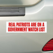Real Patriots Bumpersticker (Op auto)