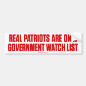 Real Patriots Bumpersticker (Voorkant)