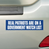 Real Patriots Bumpersticker (Op auto)