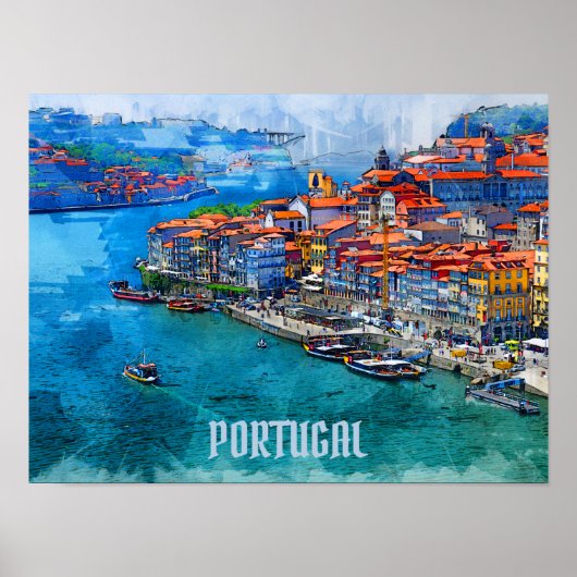 Real Portugal — Porto Poster (Voorkant)