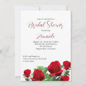 Real Red Roses Vrijgezellenfeest Kaart (Voorkant)