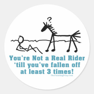 Real Rider Ronde Sticker
