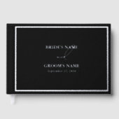 Real Silver Foil Moderne Black & Silver Mariage (Recto)