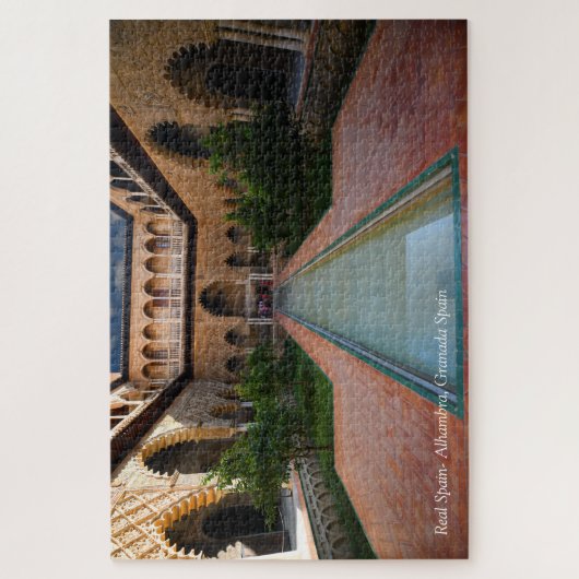 Real Spanje- Alhambra, Granada Spanje Legpuzzel (Verticaal)
