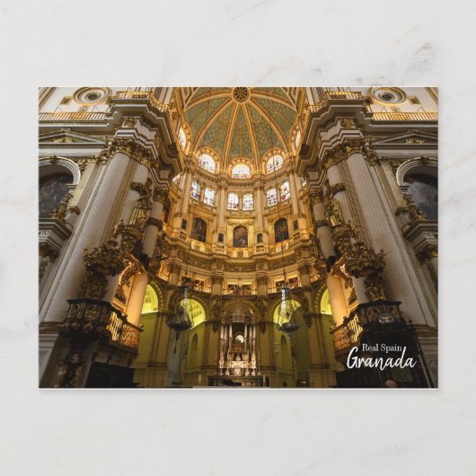 Real Spanje- Granada Briefkaart (Voorkant)