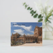 Real Spanje — Sevilla Briefkaart (Staand voorkant)