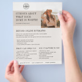 Real State Business Home Waardering Bruin Flyer (Hand)